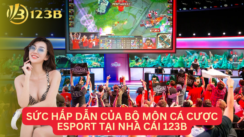 Sức hấp dẫn của bộ môn cá cược Esport tại nhà cái 123B